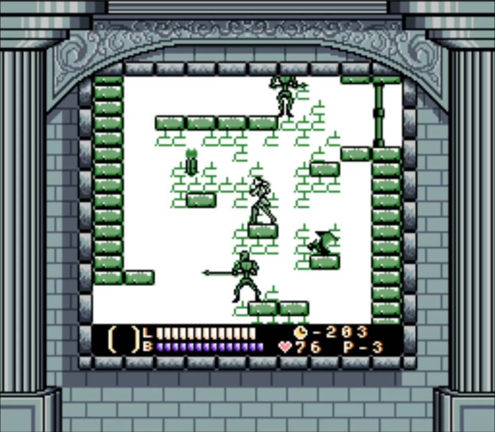 Castlevania Legends - геймплей игры Game Boy